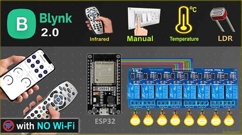 Home Automation Using Iot With Blynk Esp Projects