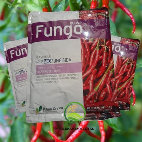 1 Kg Fungo 80 Wp Fungisida Obat Jamur Pertanian Mancozeb Lazada Indonesia