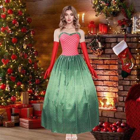 Martha May Whovier Costume Plus Size Adult May Christmas Cosplay Outfi Yomorio