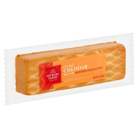 Hickory Farms Smoked Cheddar Blend Pasteurized Process Cheese 10 Oz