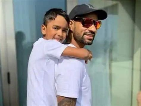 Watch Shikhar Dhawan Shared An Emotional Video With His Son Zoravar