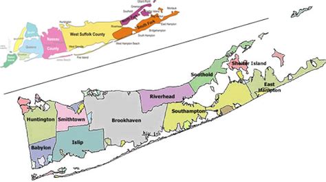 Suffolk County Map With Towns - Maping Resources