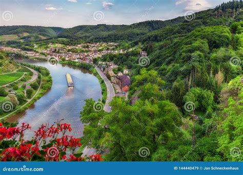 Cochem a Town on the Moselle River Stock Image - Image of reflection, castle: 144440479