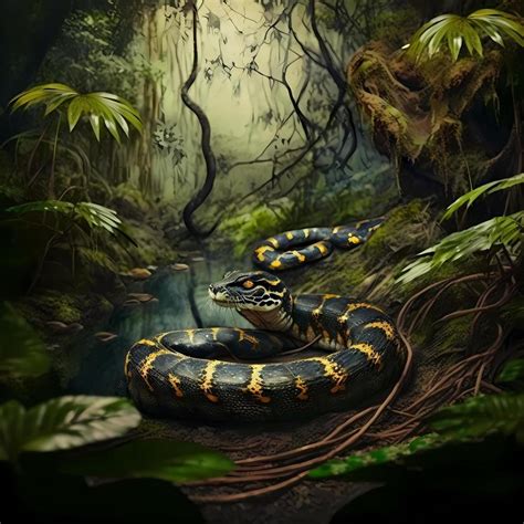 Tiger Snake Habitats. AI Generated 21752992 Stock Photo at Vecteezy