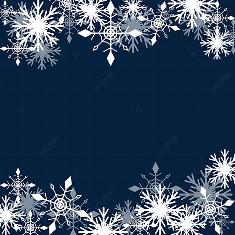 Christmas Snowflakes PNG Transparent, Christmas Snowflake Border ...