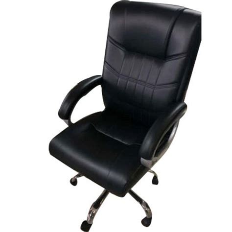 Leather Black Revolving Boss Office Chair At Rs In Jaipur Id