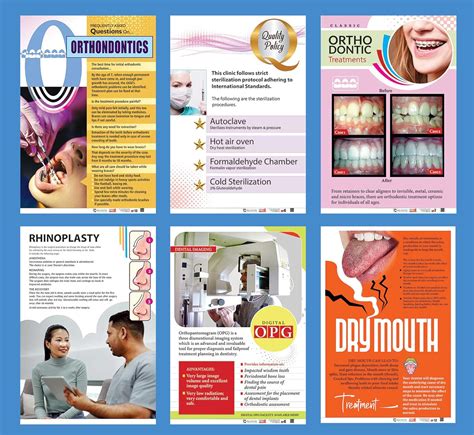 Dental Poster Bundle 28 6 Posters 13x19 Orthodontics Quality