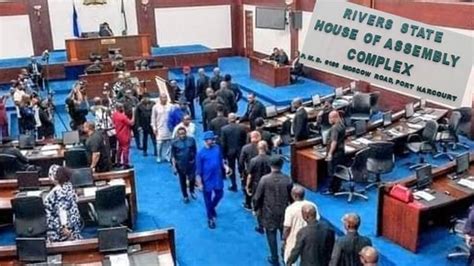 Rivers Pro Fubara Pro Wike Lawmakers Hold Separate Sessions 21st