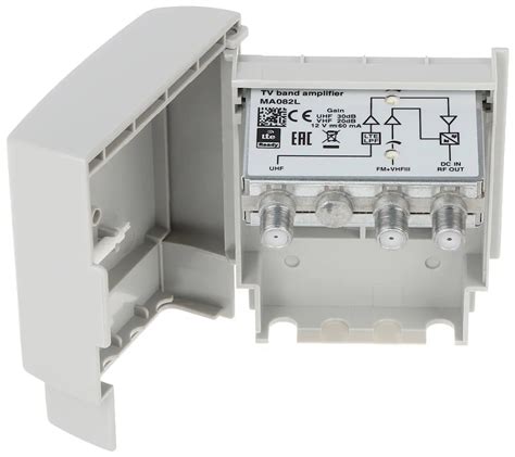 ANTENNA AMPLIFIER MA 082L FM VHF UHF 12V TERRA Wasserman Eu