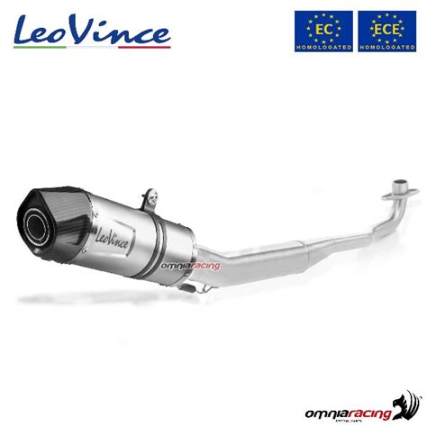 Leovince Full Exhaust System Lv One Evo Steel Homologated For