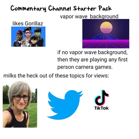 Commentary Channel Starter Pack 9GAG