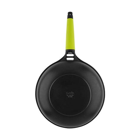 Wok Castey Fundix Antiadherente De Aluminio Fundido Con Mango