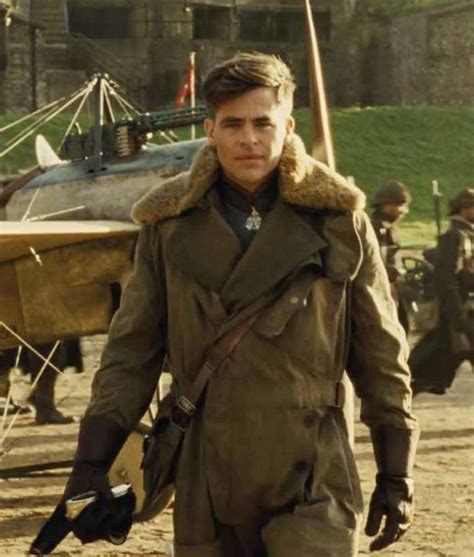 Steve Trevor Jacket - Wonder Woman Chris Pine Trench Coat