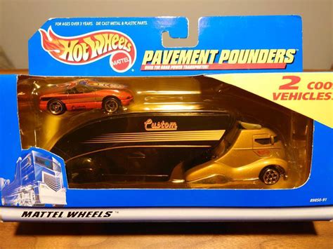 HotWheels Pavement Pounders Custom Hot Rod Truck Ford kenworth Peterbilt ホットウィール トレーラー カスタム トラック