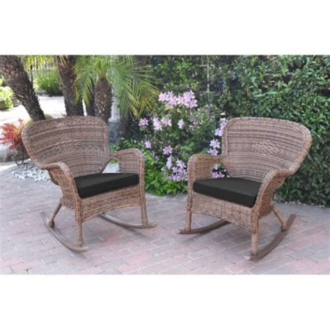 Jeco W00212 R 2 FS017 Windsor Honey Resin Wicker Rocker Chair With