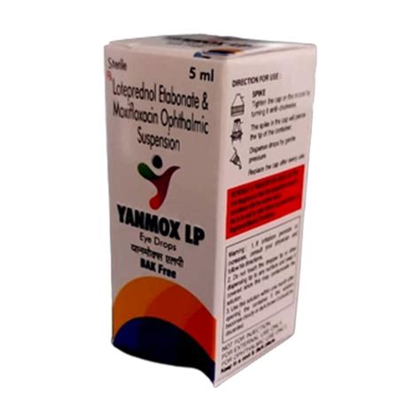 Yanmox Lp Loteprednol Etabonate And Moxifloxacin Ophthalmic Suspension