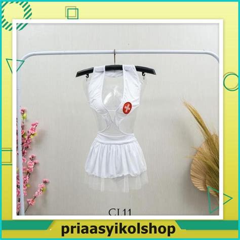 Jual Sexy Costume Lingerie Cosplay Kostum Perawat Nurse Seksi Wanita