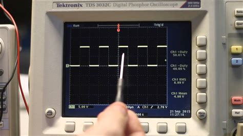 Ciclo De Trabajo Y Promedio De Una Onda Pwm En Osciloscopio Youtube