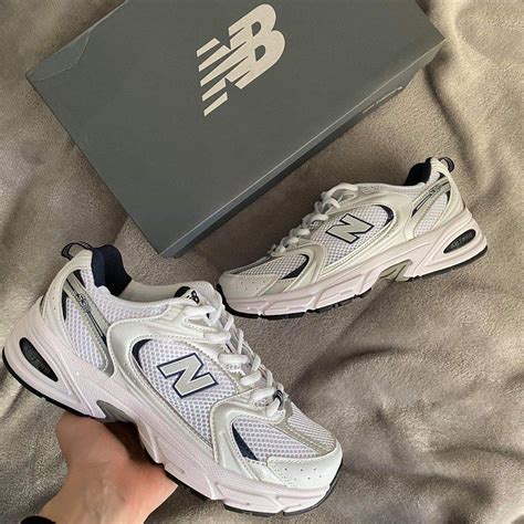 New Balance 530 White Navy Silver Brand New Depop In 2022