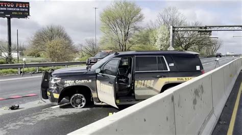 Man Steals Police Vehicle Crashes On I 95 After Being Shot Three