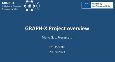 GraPH X Aims And Activities Presented At ETSI Industry Specific Group