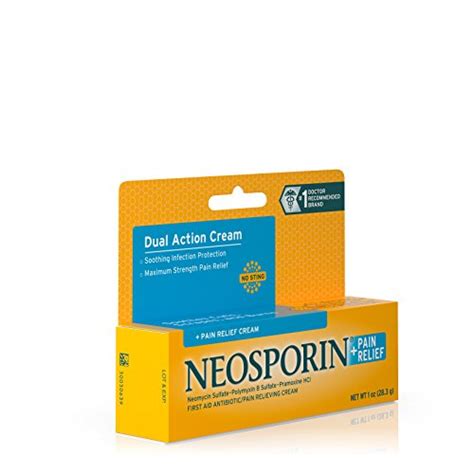 Neosporin Pain Relief Dual Action Cream 1 Oz Buy Online In Uae