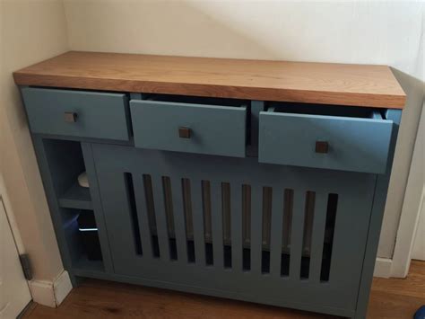 Custom Radiator Cover With Drawers Bespoke Hallway Furniture Custom