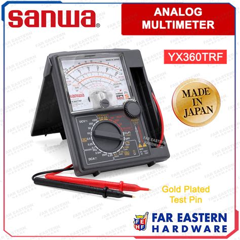 Sanwa Analog Multimeter Electrical Multi Tester Yx Trf Made In Japan