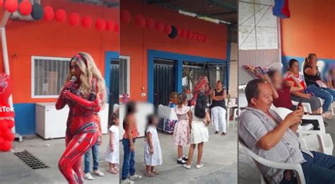 Tiktok Viral Animadora Infantil Se Viste De Spider Man Y Se Ora Le