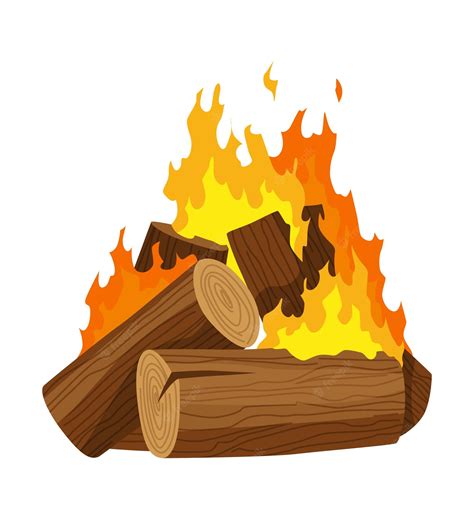 Fire Log Clipart