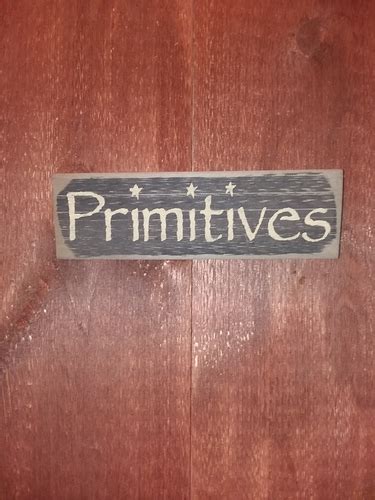 Primitive Signs Primitives Prim Text Barnwood Sign Co