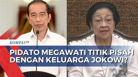 Benarkah Pidato Megawati Jadi Titik Pisah PDI P Dengan Keluarga Jokowi