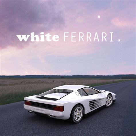 white ferrari art : r/FrankOcean