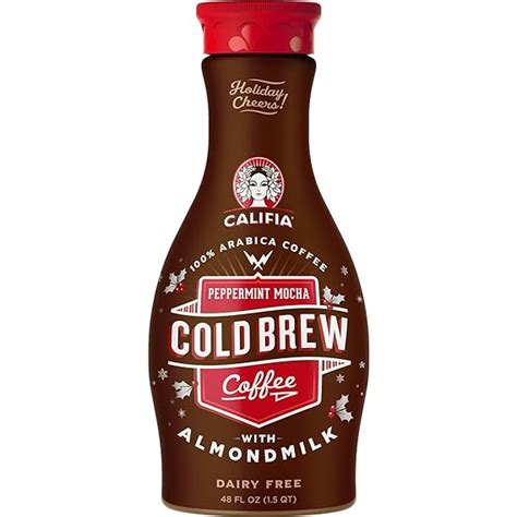 Amazon Califia Farms Peppermint Mocha Cold Brew Coffee With Almond