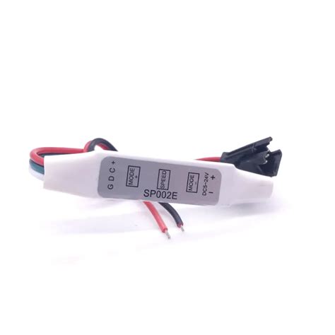 Dc5 24v Sp002e 3 Key Mini Rgb Spi Micro Controller For Addressable Ws2811 Ws2812b Led Strip 2048