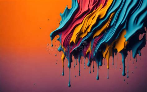 Splatter Paint Rainbow Art stock illustration. Illustration of painting ...