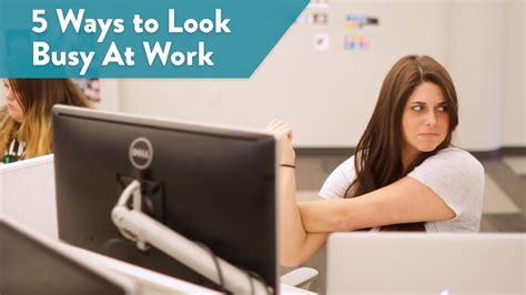 How To Look Busy At Work Youtube