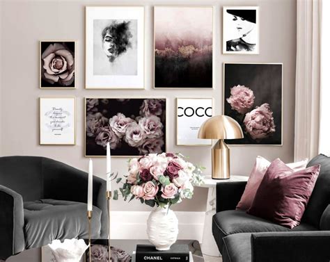 Come Decorare Una Parete Con Le Stampe D Arredo Poster Store GLAM STYLE