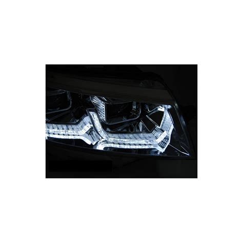 Phares Avant Tube Light Chrome Drl Seq Pour Vw T