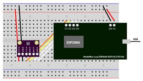 ESP8266 and BME280 Temp, Pressure and Humidity Sensor over SPI – Robot ...