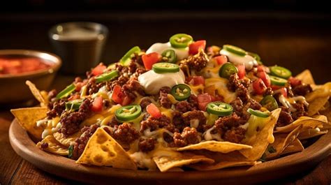 Premium AI Image Nachos Visually Enticing Photograph