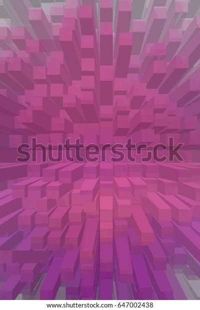 Modern Abstract Colorful 3d Block Background Stock Illustration