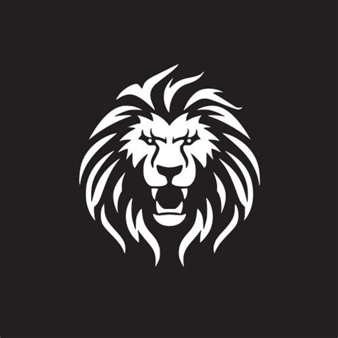 Black White Lion Logo Vector Images (over 24,000)