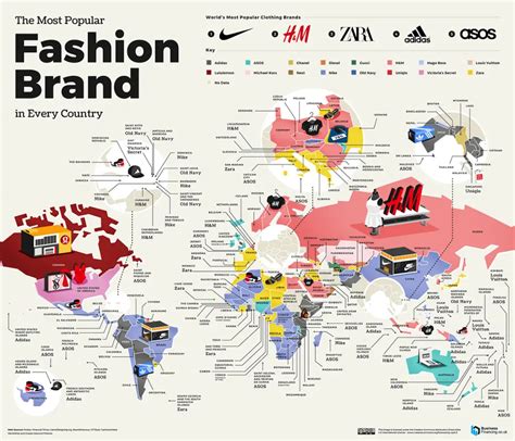 The Most Popular Brand In Every Country, Mapped - Vivid Maps