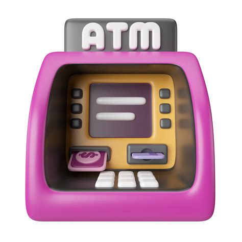 ATM 3D Illustration Icon 19031136 PNG