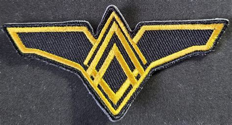 Battlestar Galactica Senior Officer Wings Patch