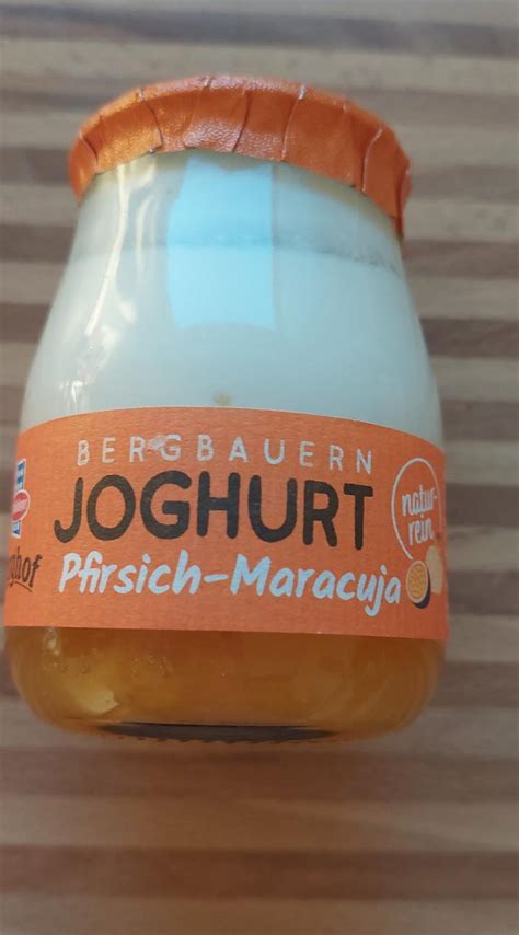 Berg Bauern Joghurt Pfirsich Maracuja Schärdinger kalorie kJ a