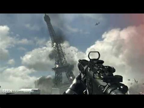 A War That Cause Eiffel Tower To Collapse COD MW3 Iron Lady YouTube