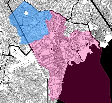 New map of Taguig and Makati : r/Philippines