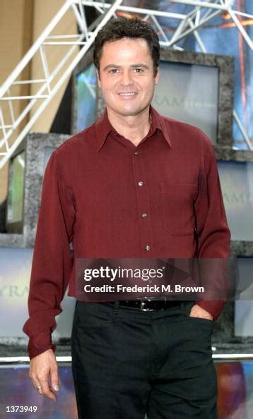 Recording artist and Pyramid Game Show host, Donny Osmond, attends ...